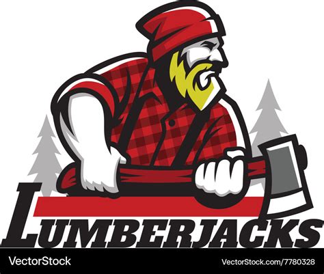 Lumberjack team mascot